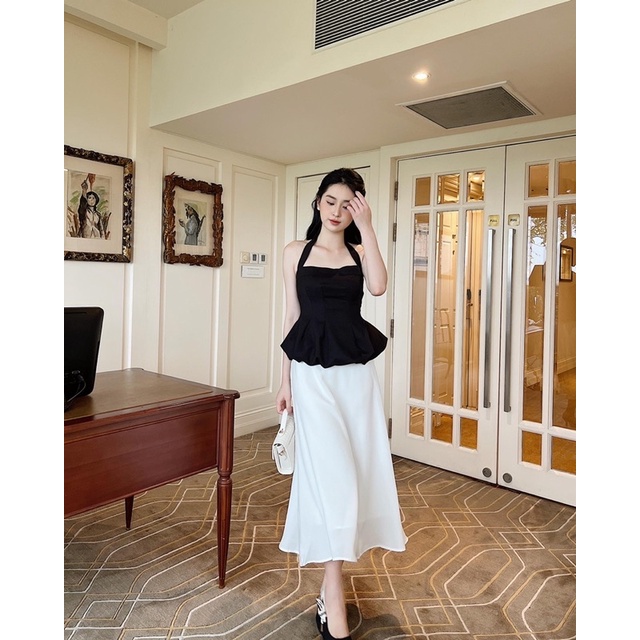 [NineToFive | Siêu sale cuối năm] - Chân váy lụa silky