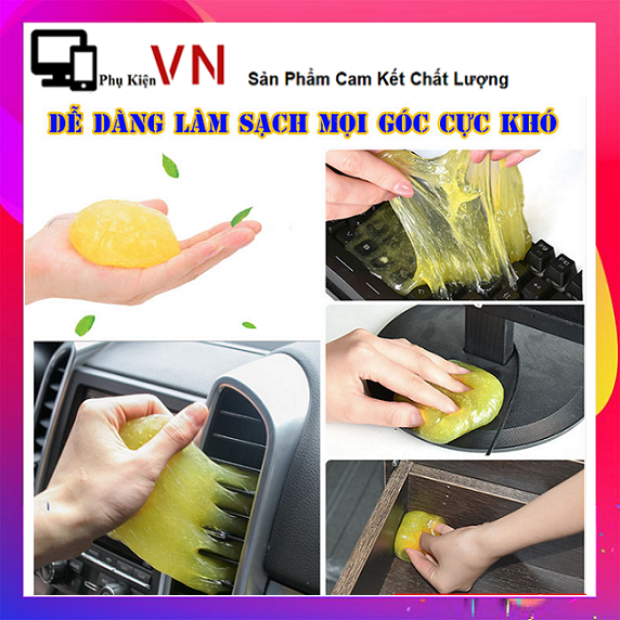 ⚡ siêu sạch ⚡ gel lăn bụi làm sạch đa năng - silicon hút bụi bàn phím máy tính - gôm lặn bụi bàn phím siêu sạch