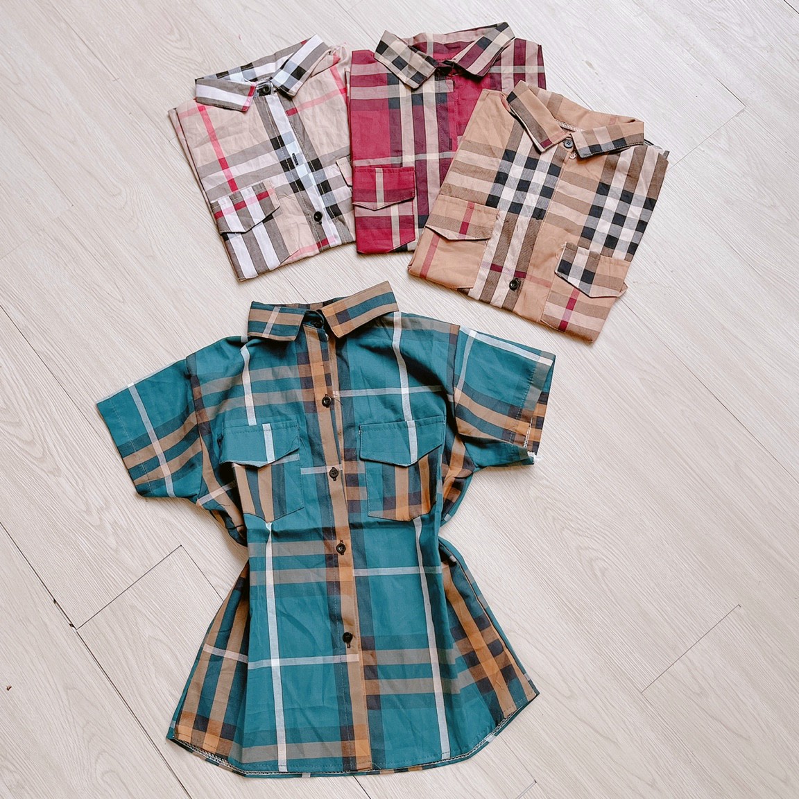 [HCM]Áo Sơ Mi Caro Nhiều Màu