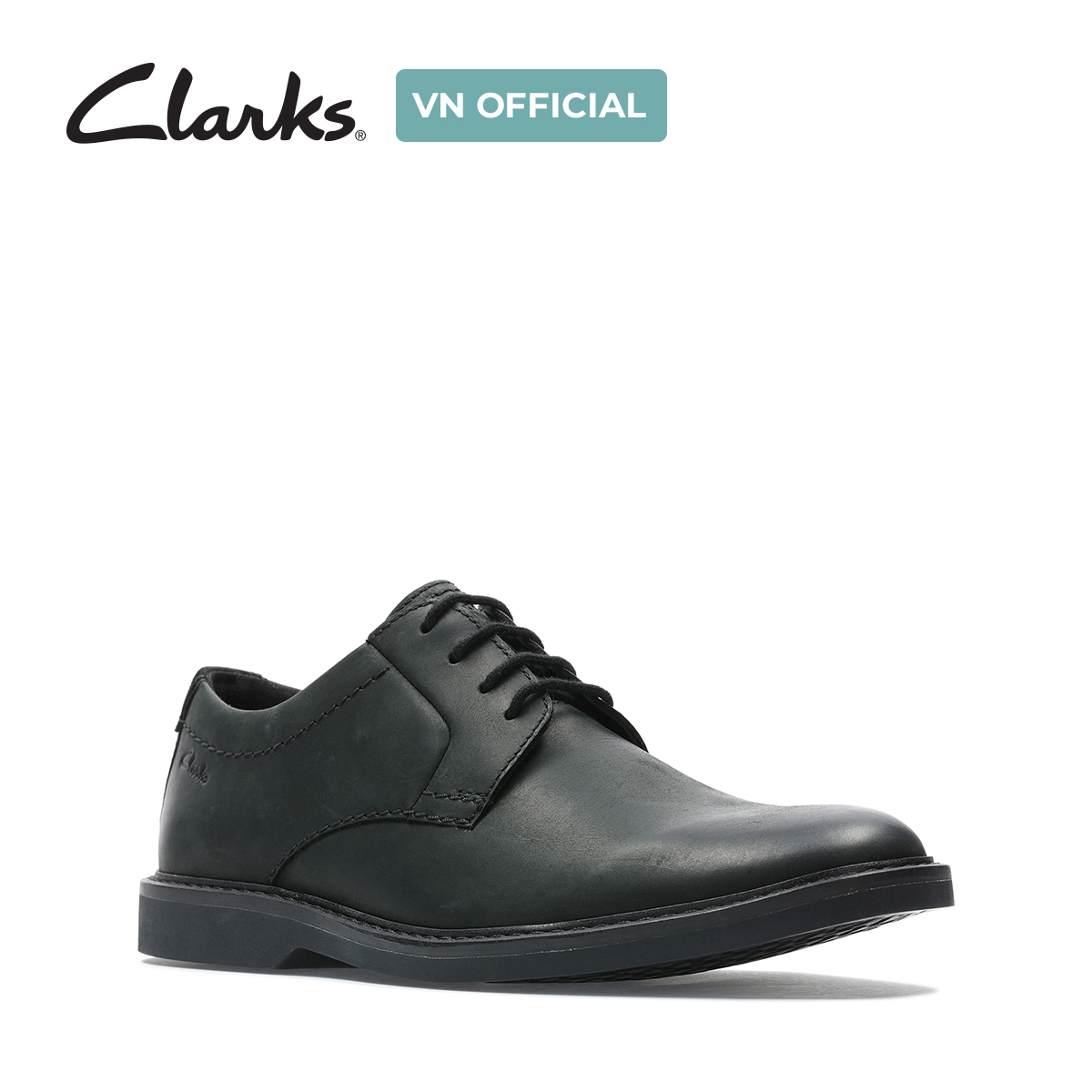 Clarks Men's Leather Western Shoes - Atticus Ltlace