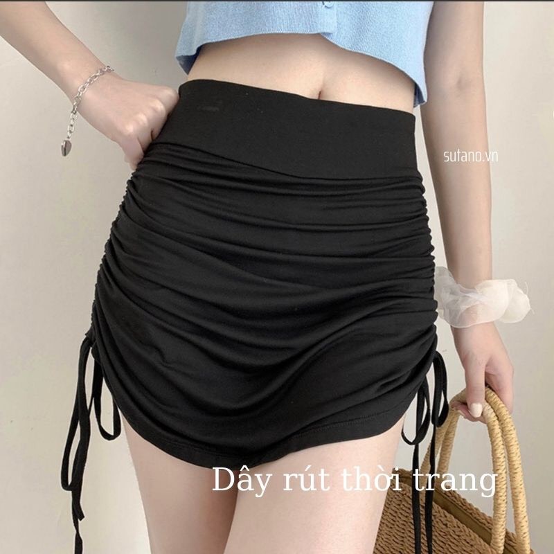 Chân Váy Rút Dây HAI BÊN ÔM Body