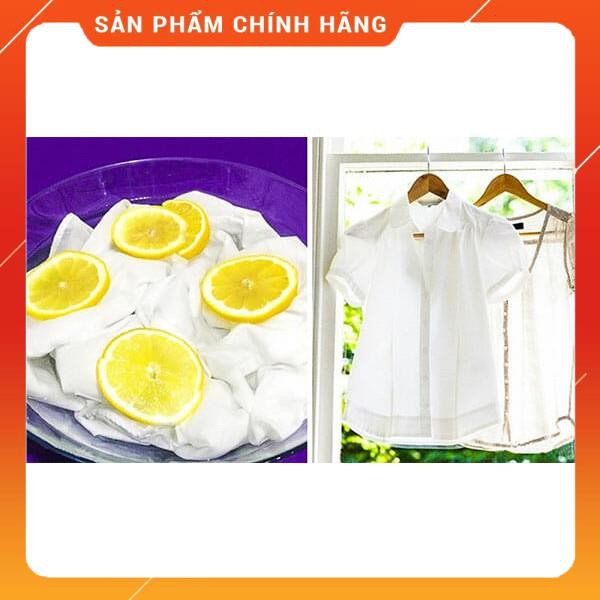 Tẩy mốc ,Tẩy trắng Quần áo (Combo Thuốc tẩy tím + bột chanh)