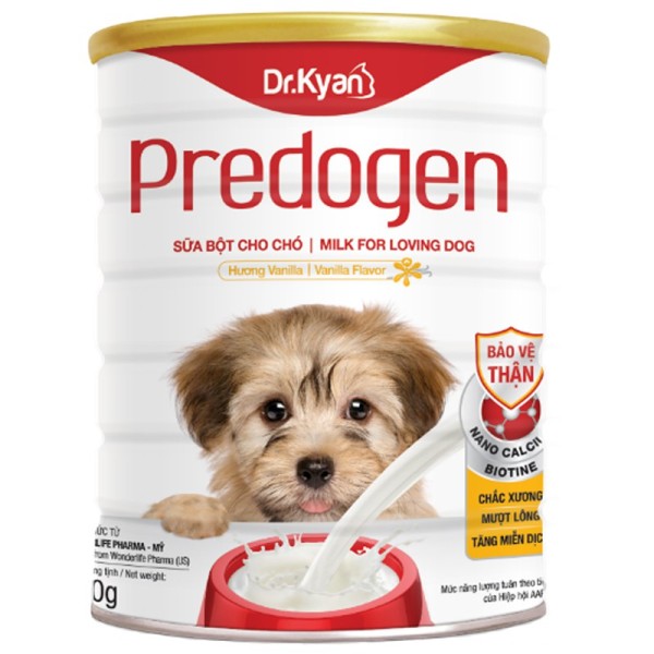 Sữa bột cho chó Dr Kyan Predogen hộp thiếc 400g