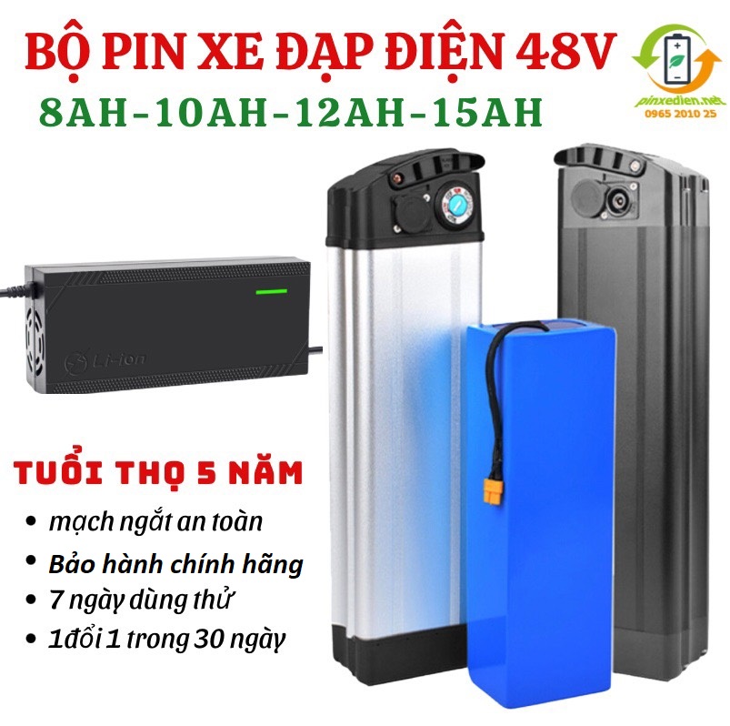 Bộ pin xe đạp điện vỏ nhôm 48V