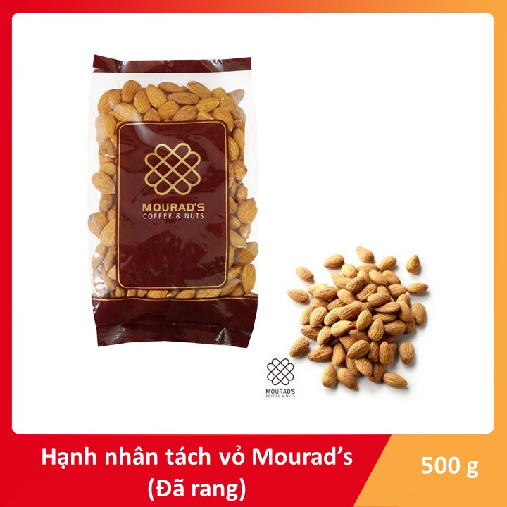 Hạt dinh dưỡng Mourads Úc 500 g (Hạnh nhân SẤY CHÍN)