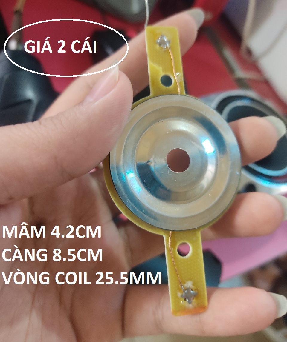 2 CÁI CÔN TRÉP CÀNG 25.5MM THỦNG MÀNG - COIL LOA TREBLE