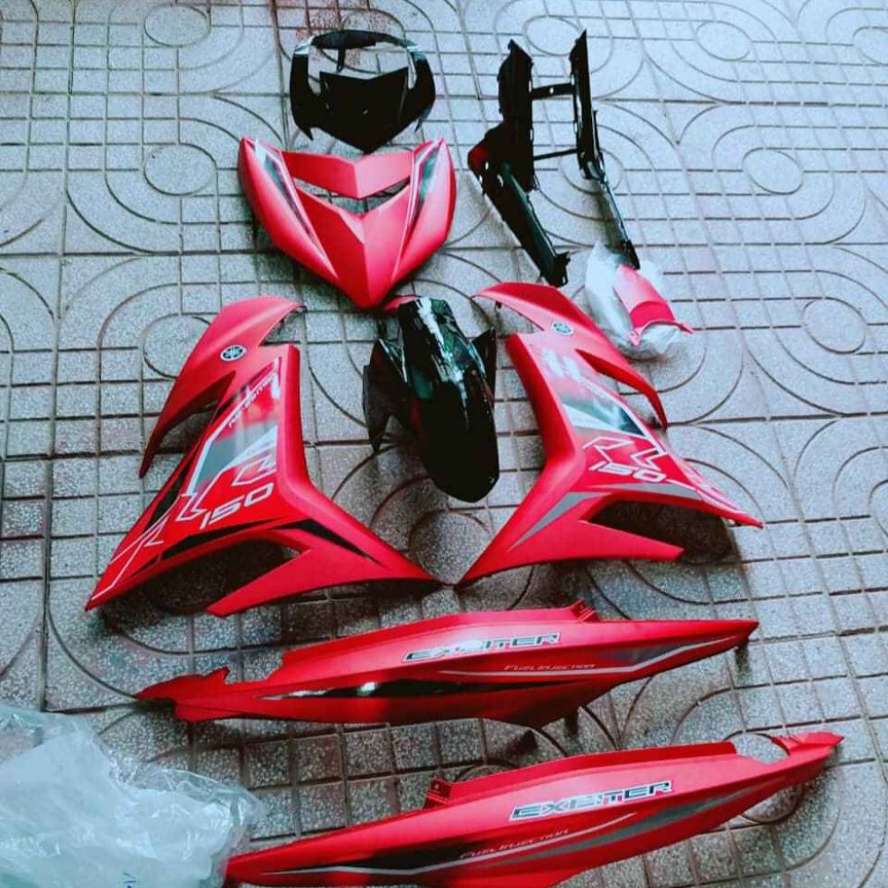 Tem rời dán xe Exciter150 đỏ hoặc đỏ đen