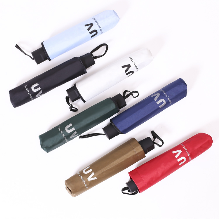 Parasol folding pocket 8 spokes steel rolling short anti-UV (nhiều màu)-[umbrella folding umbrella pocket chống UV umbrella umbrella gấp travel rain umbrella sun-shading anti-UV UV umbrella dù học student cute umbrella folding pocket]