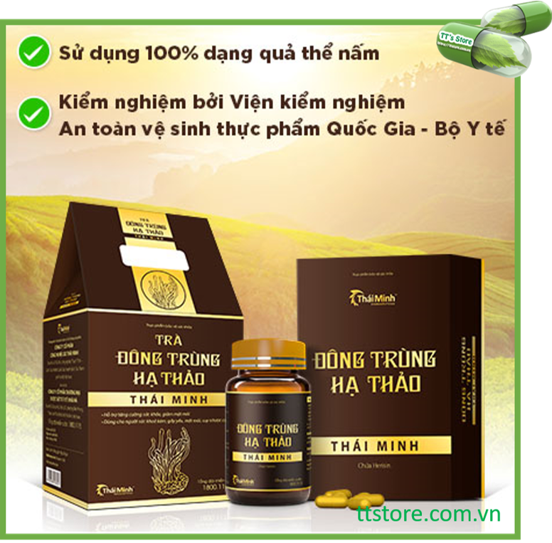 Viên uống Đông Trùng Hạ Thảo Thái Minh (Hộp 30 viên)