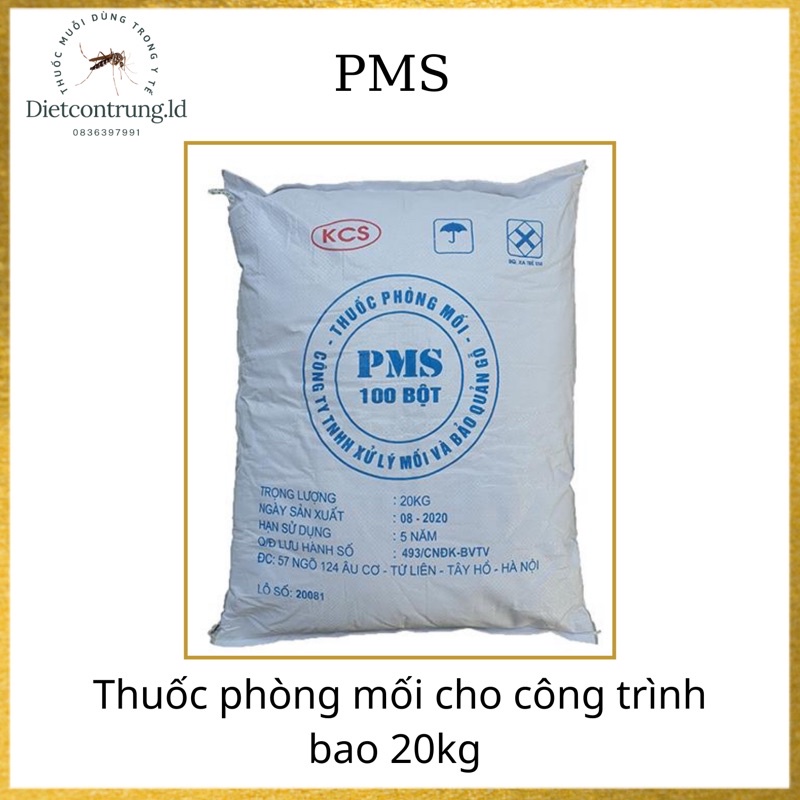 Thuốc trừ mối PMS 100 bao 20kg