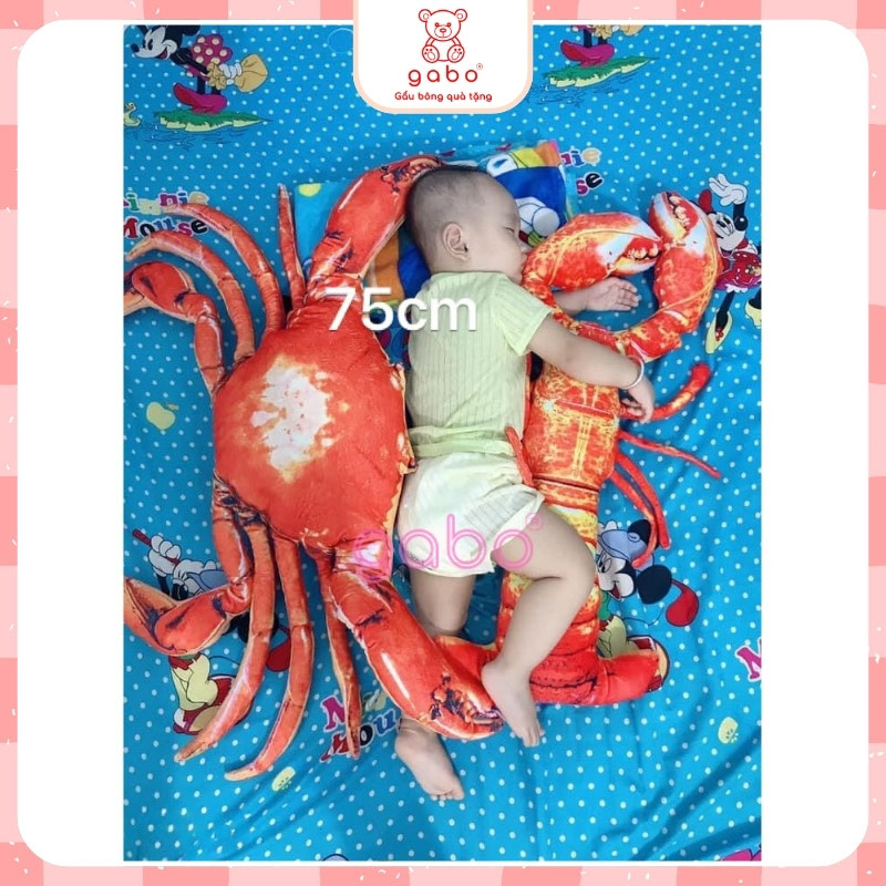 Gối ôm tôm cua ghẹ 3D