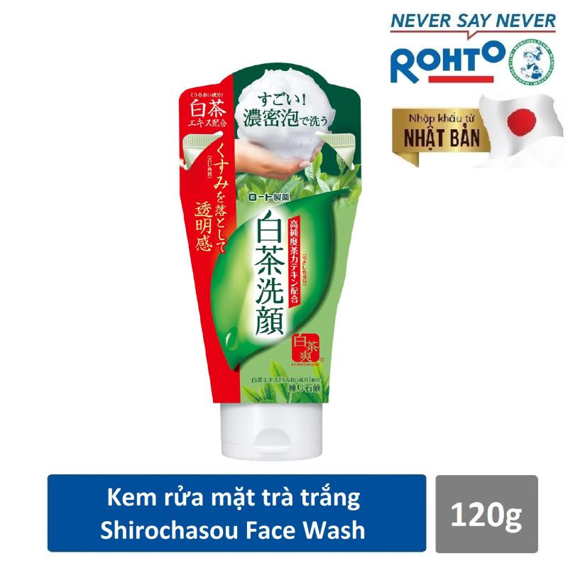 Sữa rửa mặt trà trắng Shirochasou White Tea Face Wash 120g ( Nhập khẩu từ Nhật Bản) nhập khẩu