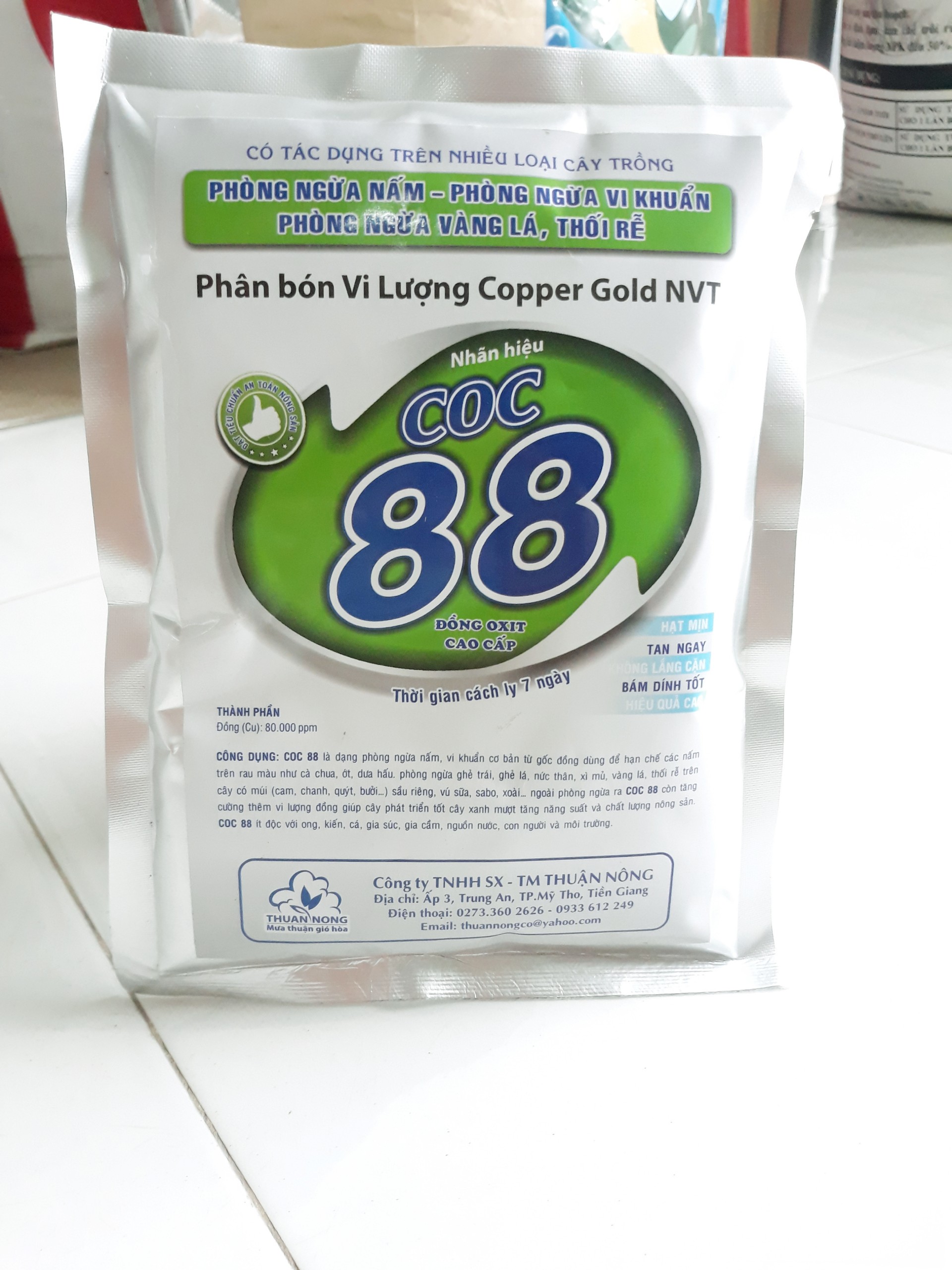 Thuốc Coc 88 - Đồng Oxit cao cấp gói 500gr