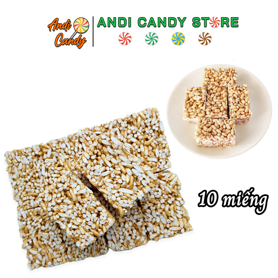 10-piece western style crunchy rice cake