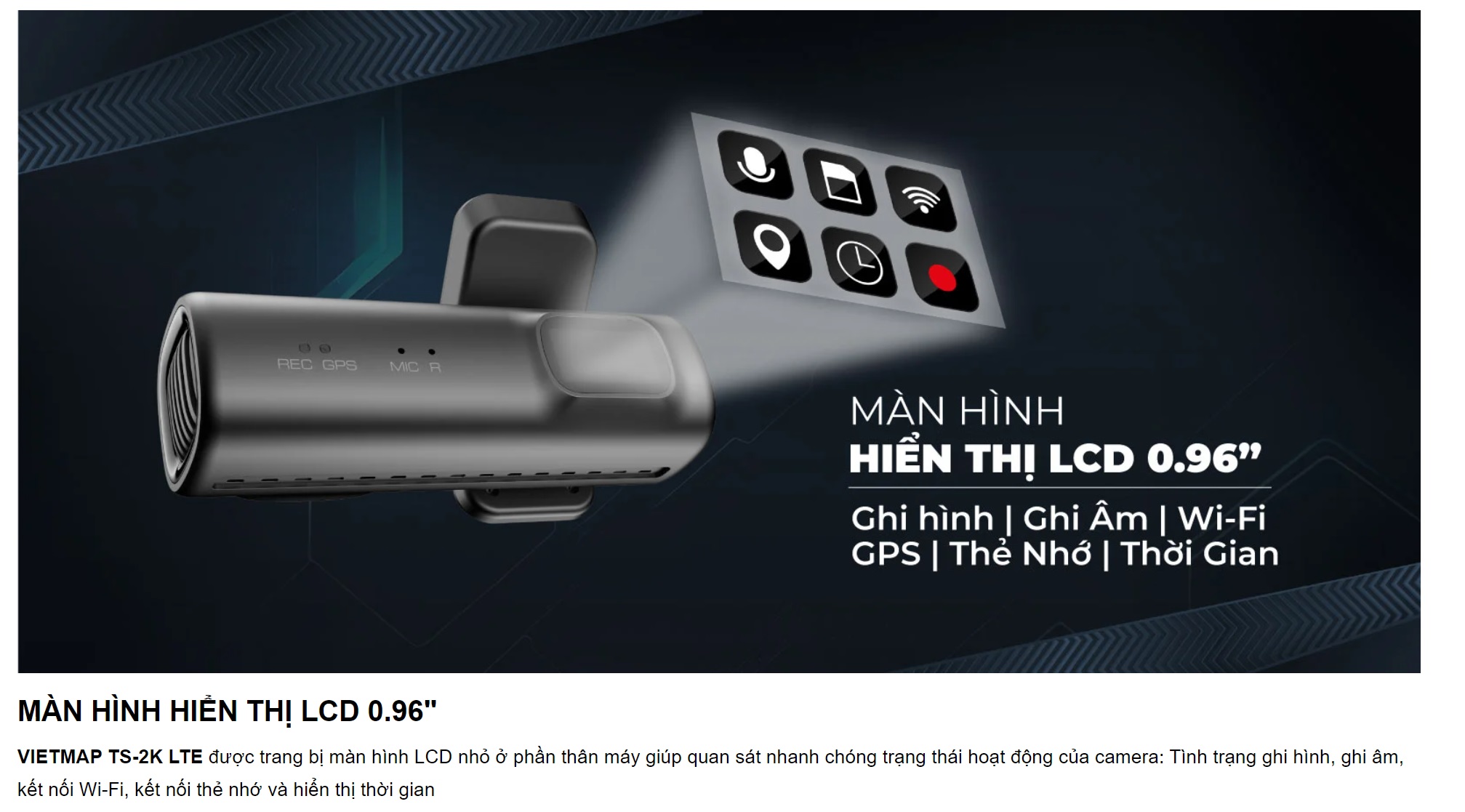 Vietmap ts-2k Lite dash cam front recording-genuine warranty