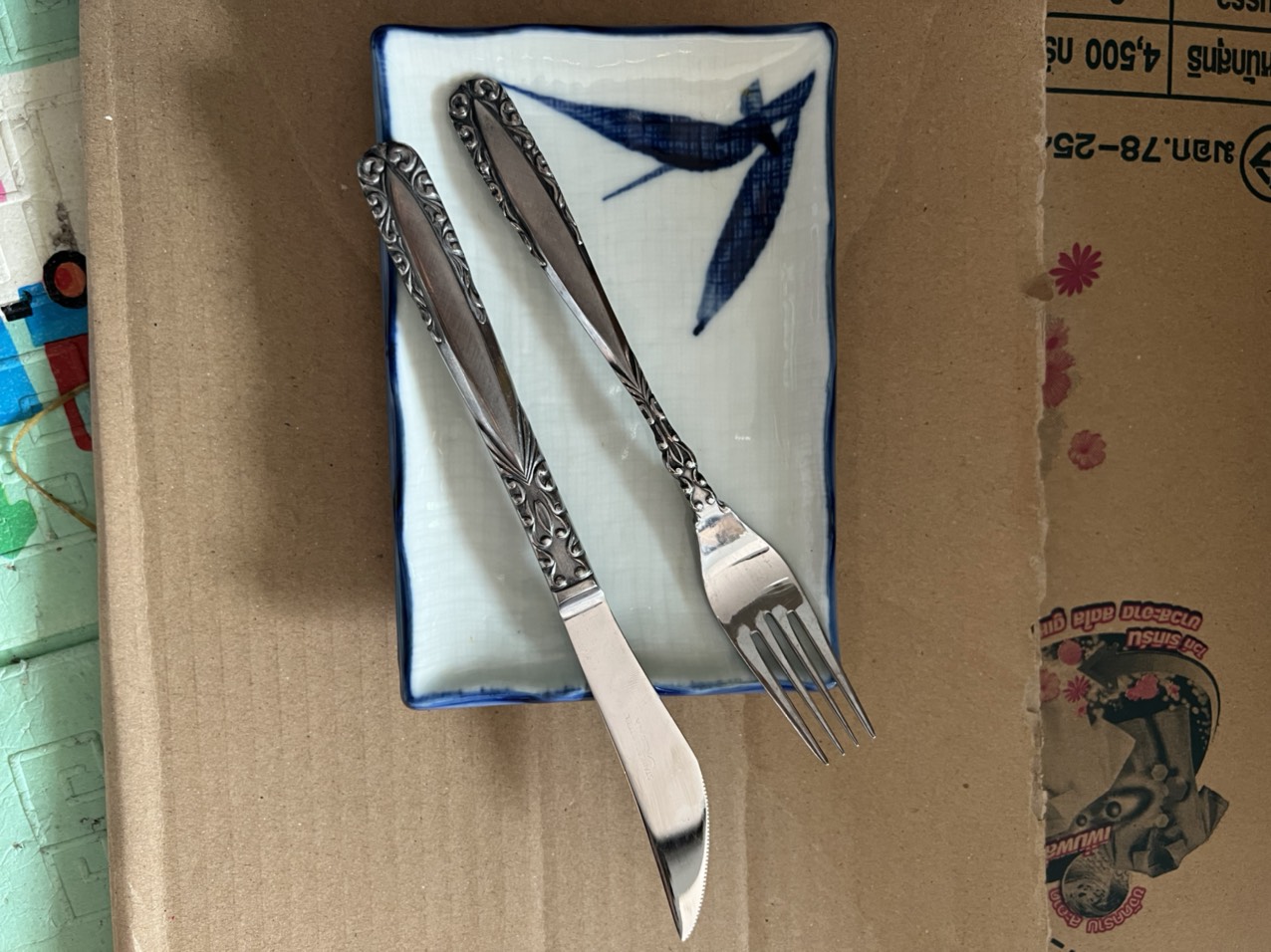 Bộ dao nĩa (ăn bò bít tết) hàng nhật inoc 304