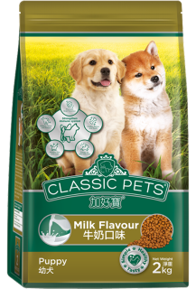 Thức Ăn Cho Chó Con Hạt Classic Pets Puppy 400g Vị Sữa thumbnail