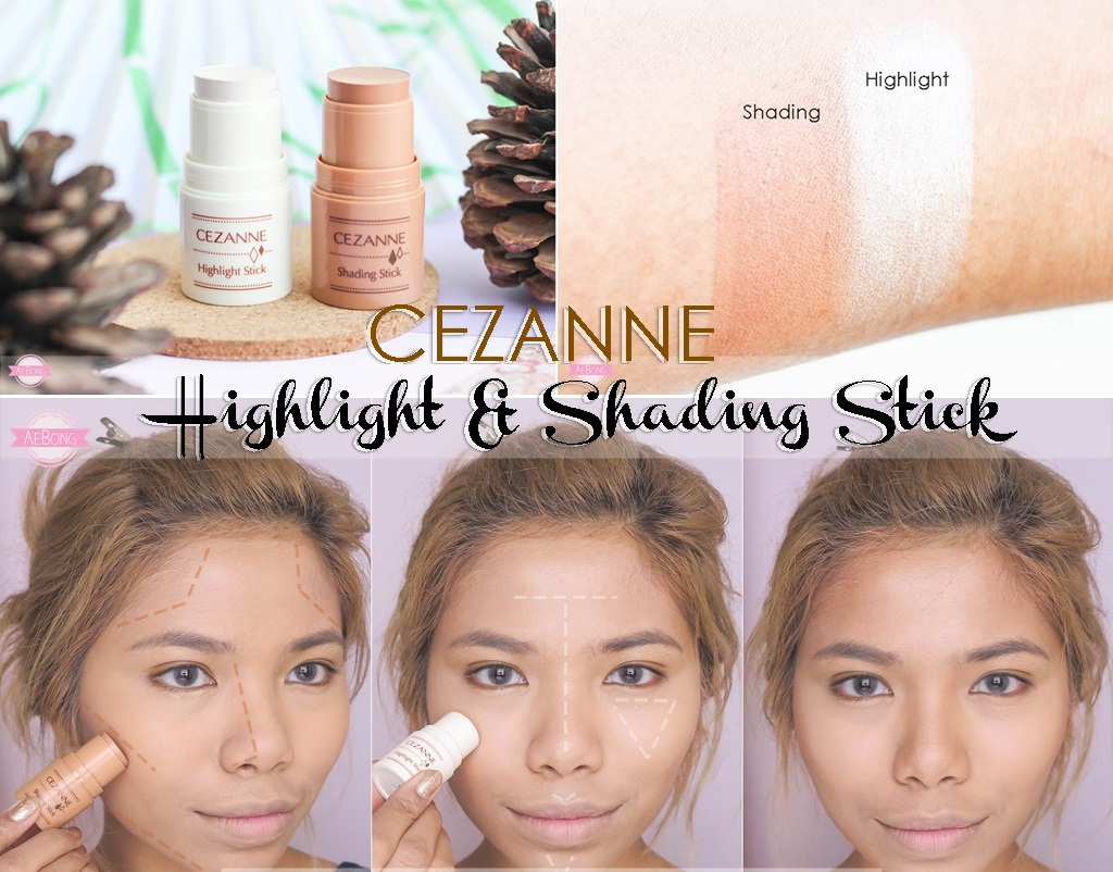 Phấn tạo khối - Cezanne - Highlight Stick và Shading Stick - 5g