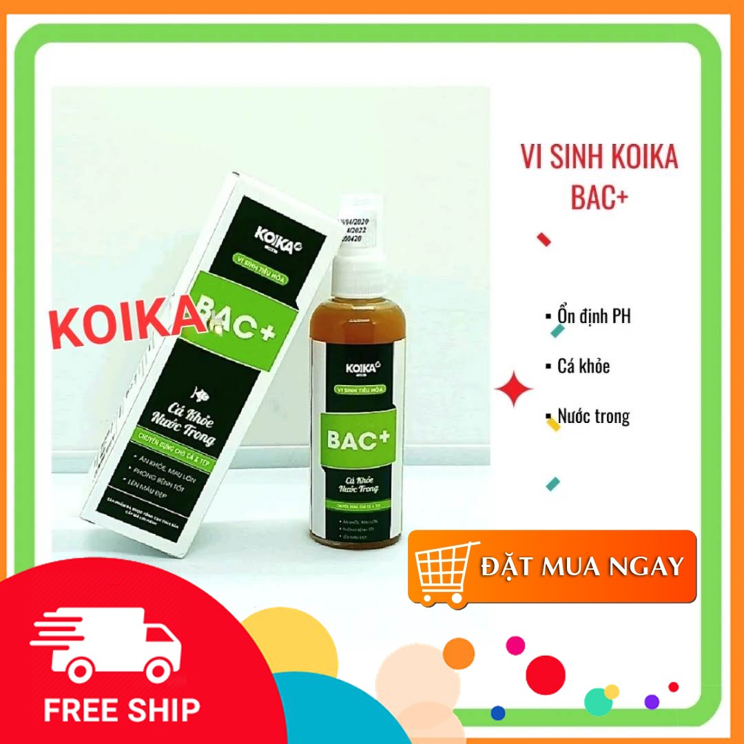 [Freeship Max] Men Tiêu Hóa Bạc + - Men Vi sinh Cho Cá Cảnh - KoiKa Bac+ [Xomca]