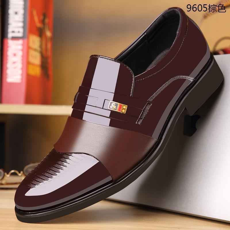 Vigor Vogue Shoes Store Giày da nam 2022 phong cách công sở thời trang đơn giảngiày tây nam đi đám cưới	 giầy da cao cấp nam giay tây nam cao cấp