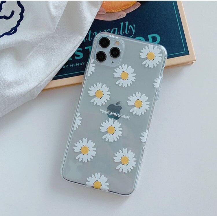 Ốp lưng Dẻo trong hình cúc họa mi Iphone 5,5s,6,6s,6 plus,6s plus,7,8,7 plus,8 plus,X,XS,XR,XS Max,11,11 Pro,11 Pro Max-I23
