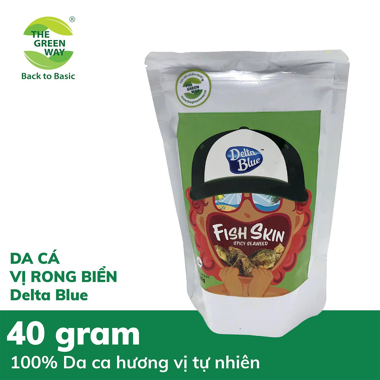 [HCM]DA CA VỊ RONG BIỂN - Delta Blue 40gr/1 túi