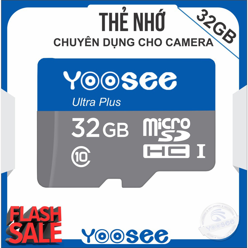 Thẻ nhớ 32g microsdhc yoosee ultra