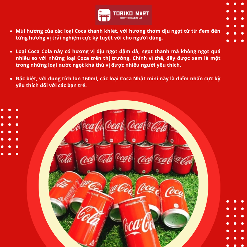Coca-Cola Nhật Bản 160ml - Toriko Mart