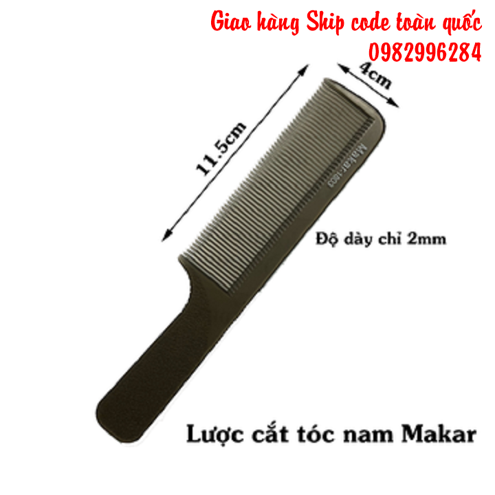 Lược Cắt Tóc Nam Bản To - Lược Barber Makar-1803