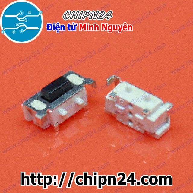 [10 cái] (KG1) Nút nhấn 2 chân 3x6x3.5mm SMD Dán Cong