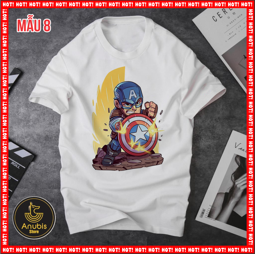 [HCM][8 MẪU] ÁO THUN MARVEL CHIBI SIÊU CUTE