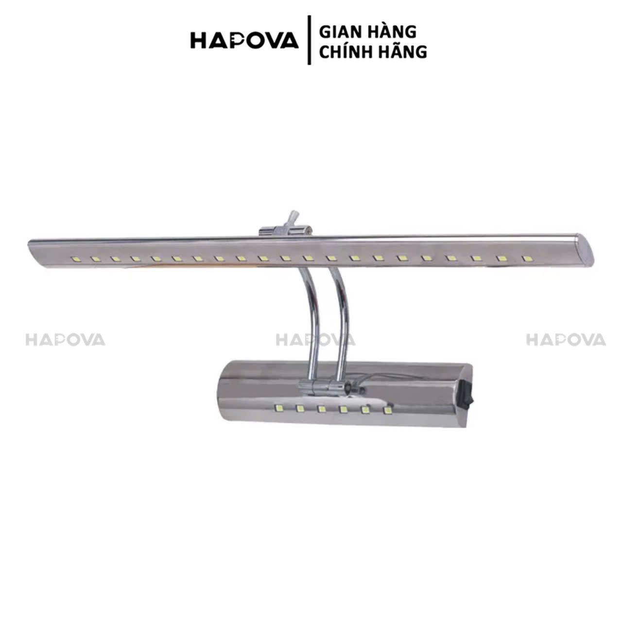Đèn soi tranh đèn chiếu tranh inox HAPOVA TUVIA 7048