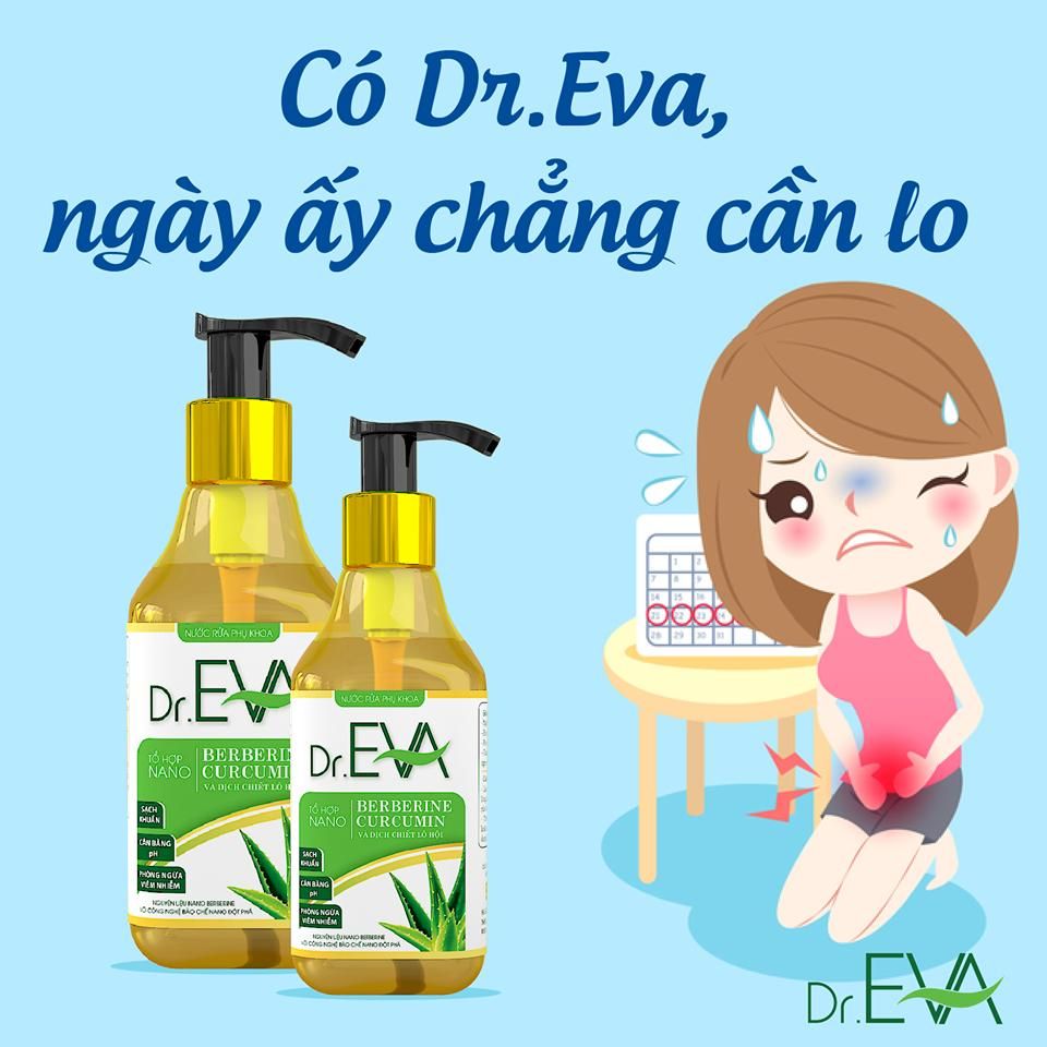 Dung dịch rửa phụ khoa Dr Eva .