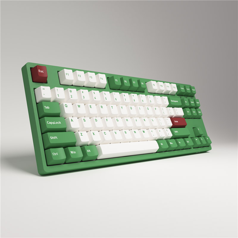 Bàn phím cơ AKKO 3087 v2 DS Matcha Red Bean (Akko switch v2)
