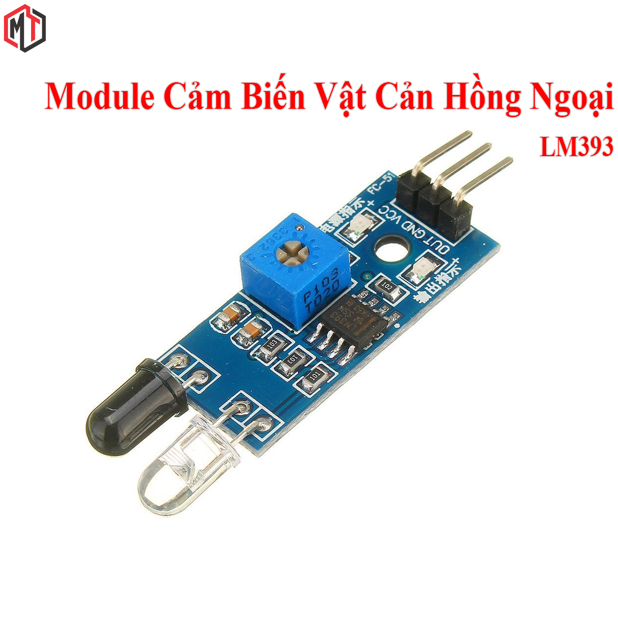 Module Cảm Biến Vật Cản Hồng Ngoại - LM393