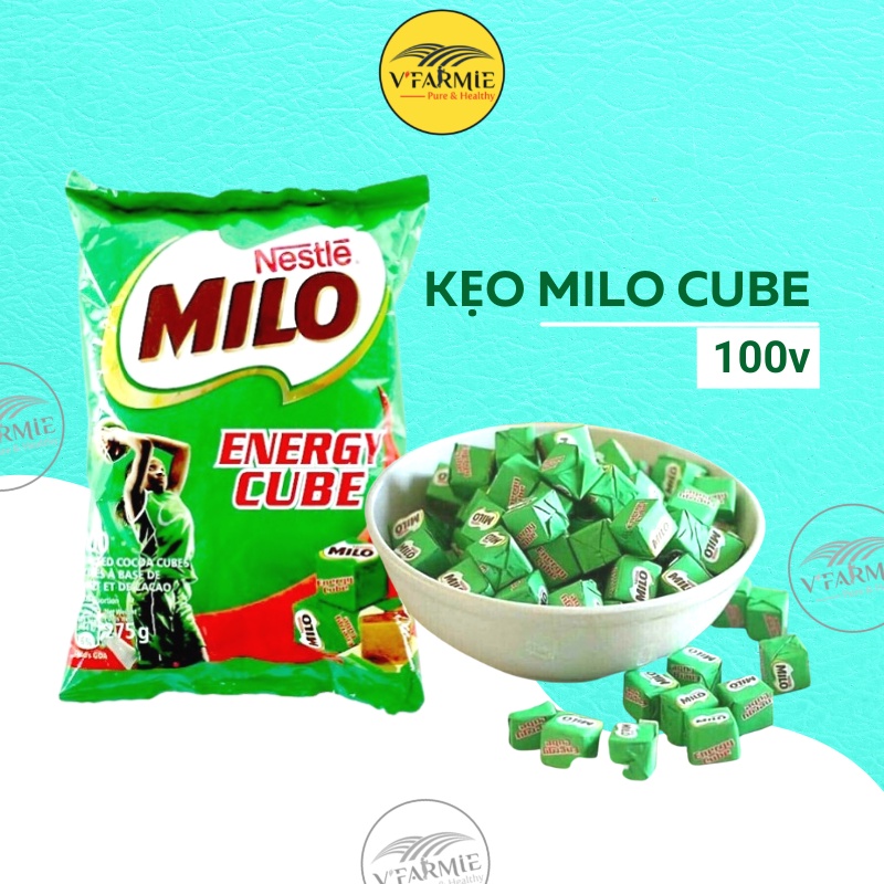 Kẹo Nestle Milo Cube Thái Lan gói 100 viên 275g