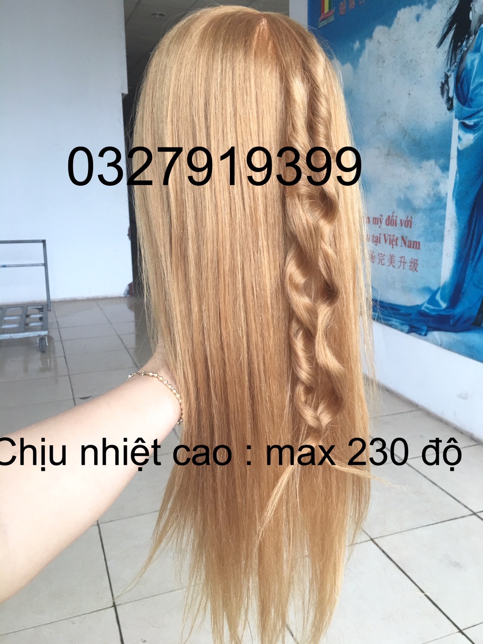 Đầu manocanh chịu nhiệt học bớii tóc cô dâu MX02