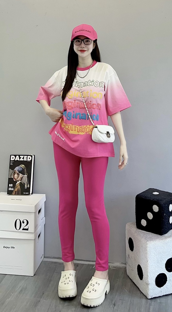 ĐỒ BỘ NỮ, SET DÀI ÔM PHỐI LOANG IMAG