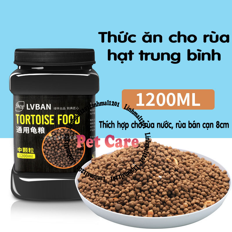 Thức ăn cho rùa nước rùa bán cạn LV BAN