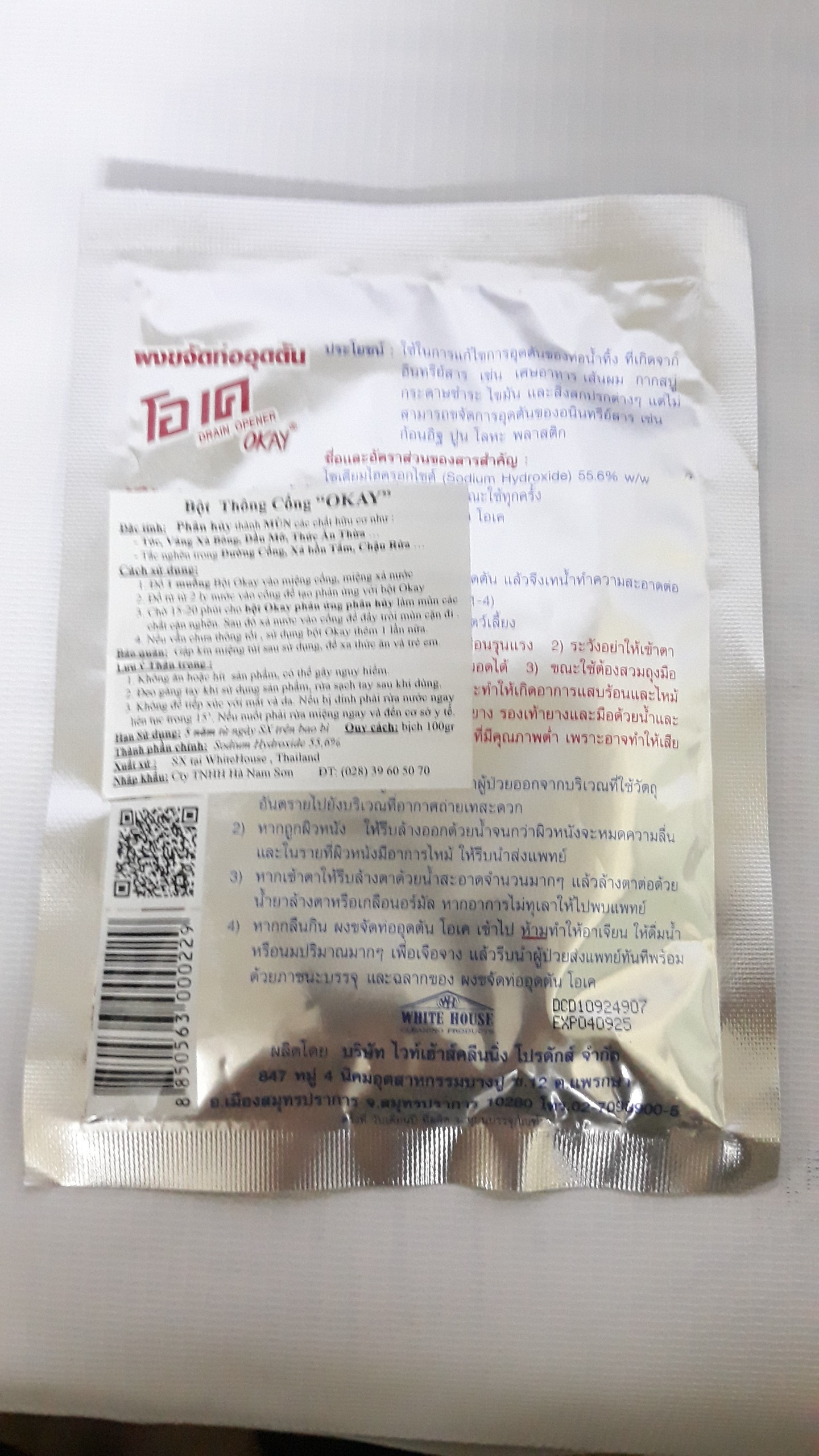 Bột Thông Cống Okay 100g