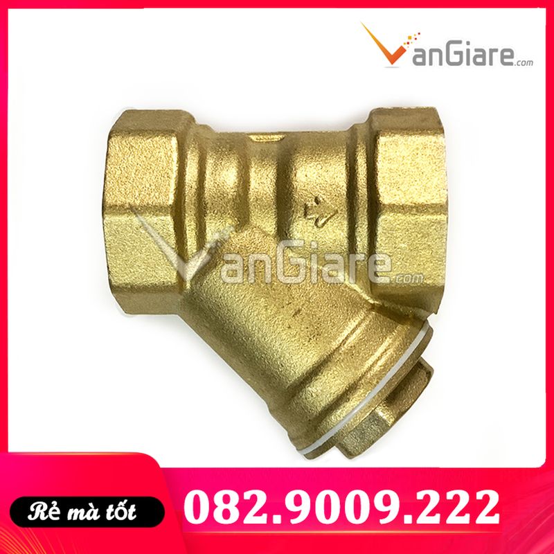 Van y lọc 21 27 34 (lọc rác ống nước) đồng thau