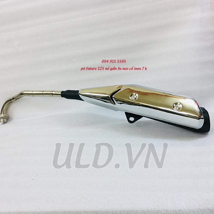 Pô nổ future 125 gắn xe futute neo cổ inox 7k |phụ tùng xe