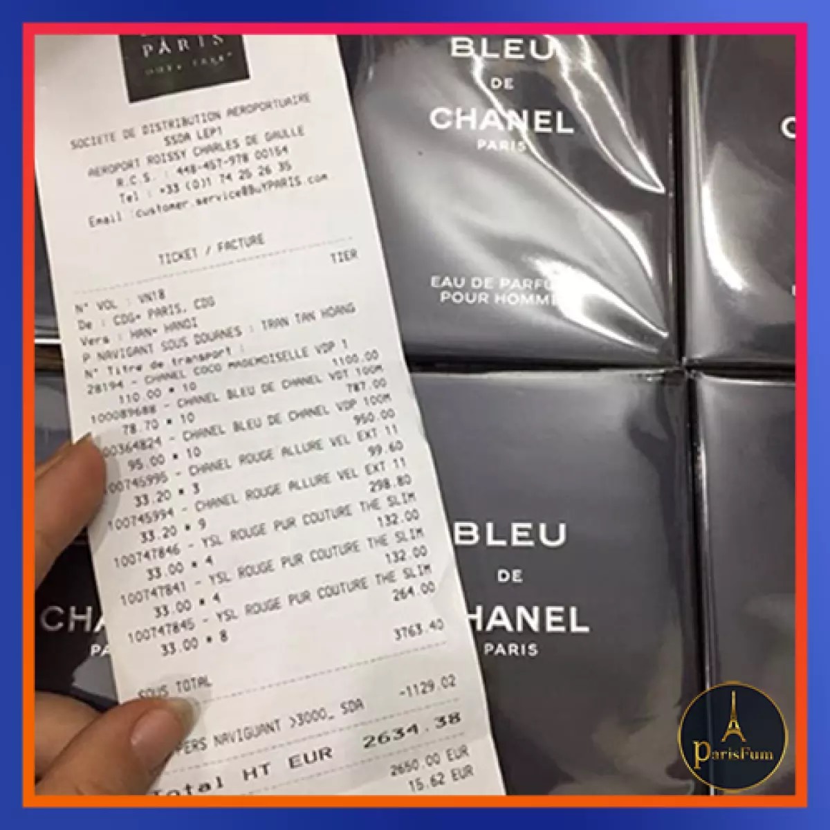 Nước hoa nam Bleu de Chanel EDP 100ml