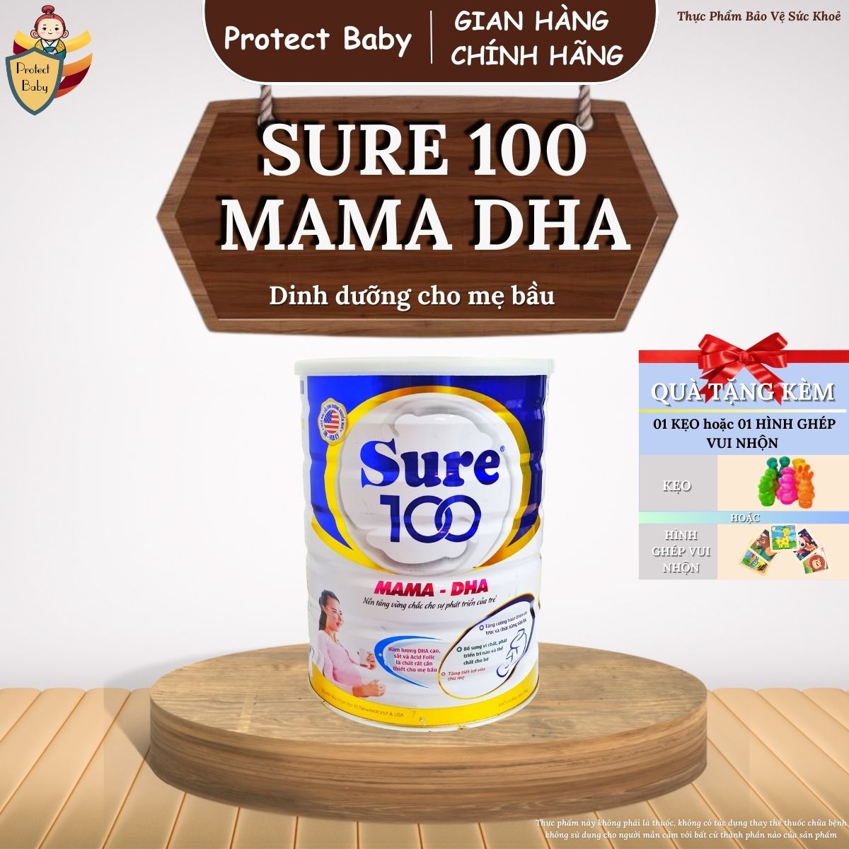 Sữa sure 100 mama dha - hỗ trợ phụ nữ mang thai