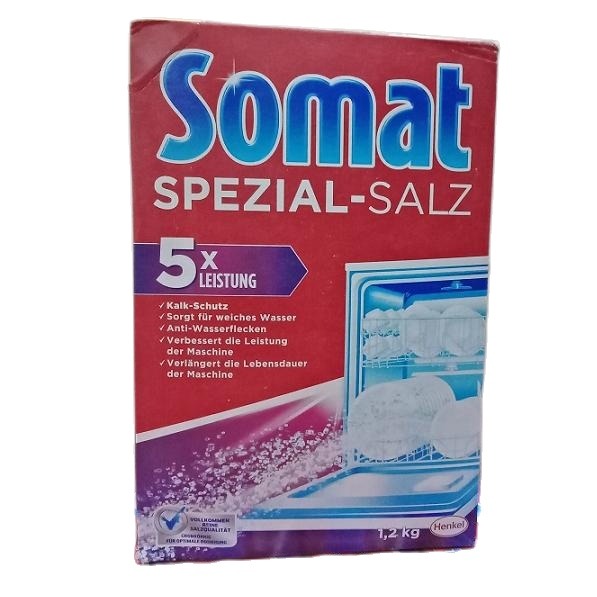 Muối Rửa Somat Special Salt 1,2 kg + Tặng que thử nước cứng Chuyên Dùng