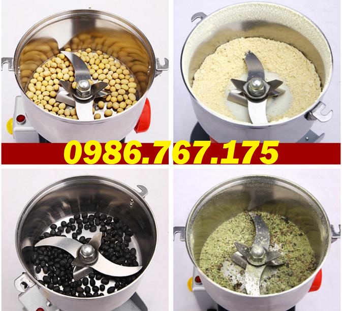 Máy xay bột ngũ cốc, máy nghiền bột khô siêu mịn 200g/mẻ