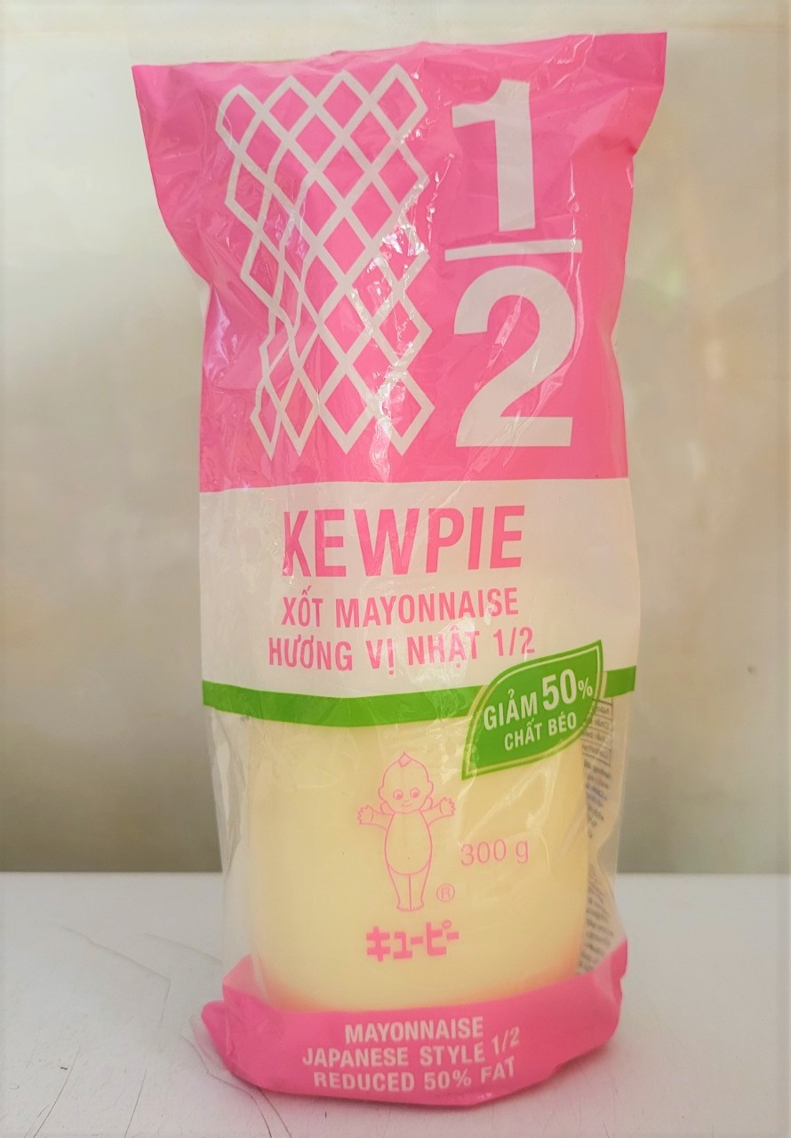 [Chai ½ HỒNG 300g] XỐT MAYO HƯƠNG VỊ NHẬT ÍT BÉO [VN] KEWPIE (Reduced Fat) Mayonnaise Japanese Style