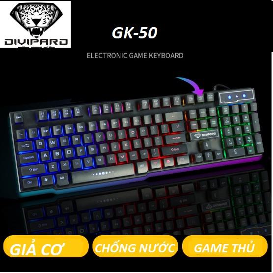 Emperor Leopard GK50 Rainbow Backlit Máy tính trò chơi Bàn phím thao tác