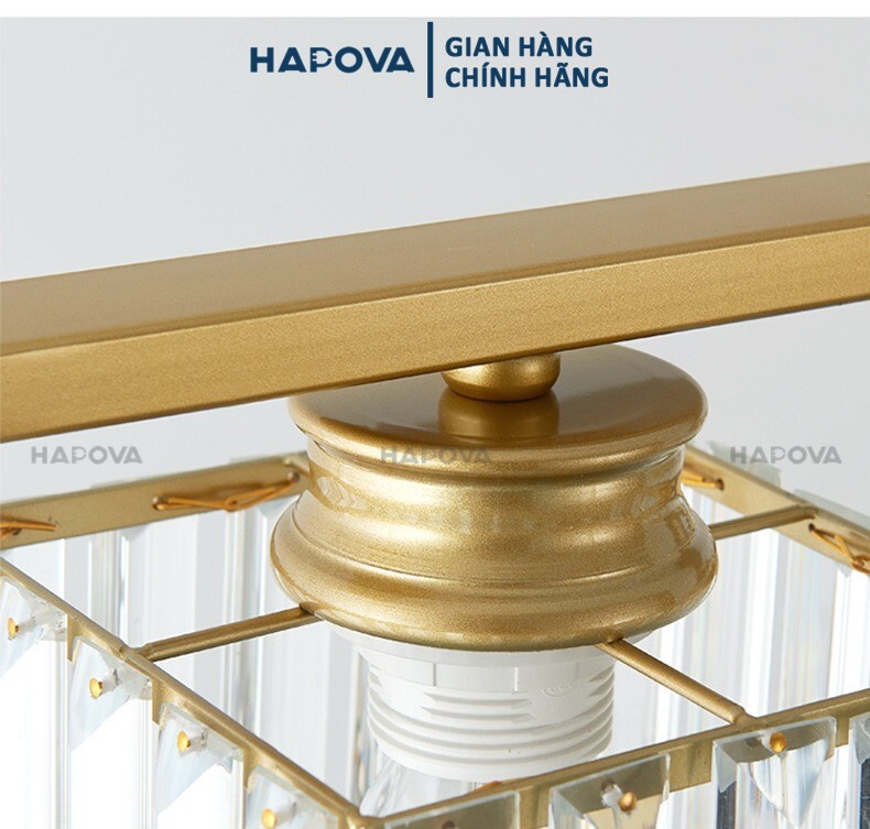 Bộ 03 Đèn thả trần trang trí pha lê HAPOVA DT 9575/3