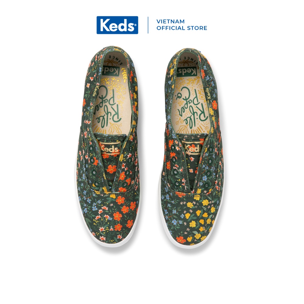 Giày Keds Nữ- Rifle Paper Co. Chillax Wildwood Green- KD066084